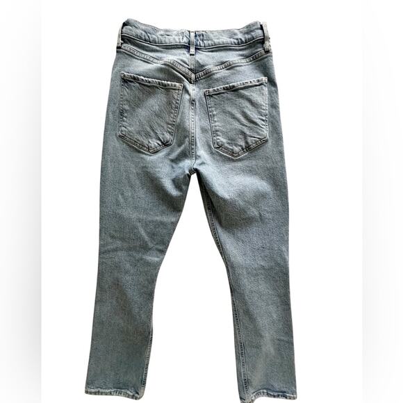 AGOLDE Riley High Rise Straight Crop Jeans in Whiplash Size 26 - Picture 3 of 10